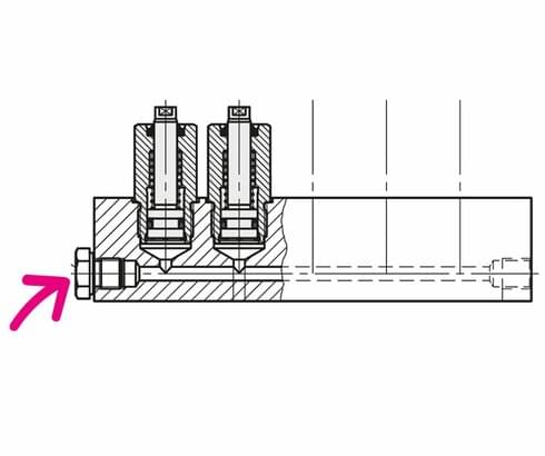 Tornillo para purga del aire