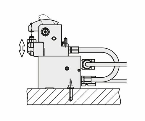 Bloque de sujeción en posición flexible B 1.733