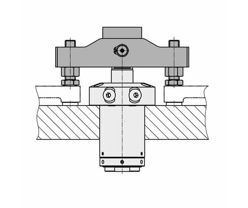 Brida de sujeción doble
