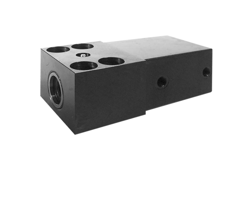 Blockzylinder mit Führungsgehäuse B 1.738 Block cylinder with guide housing B 1.738